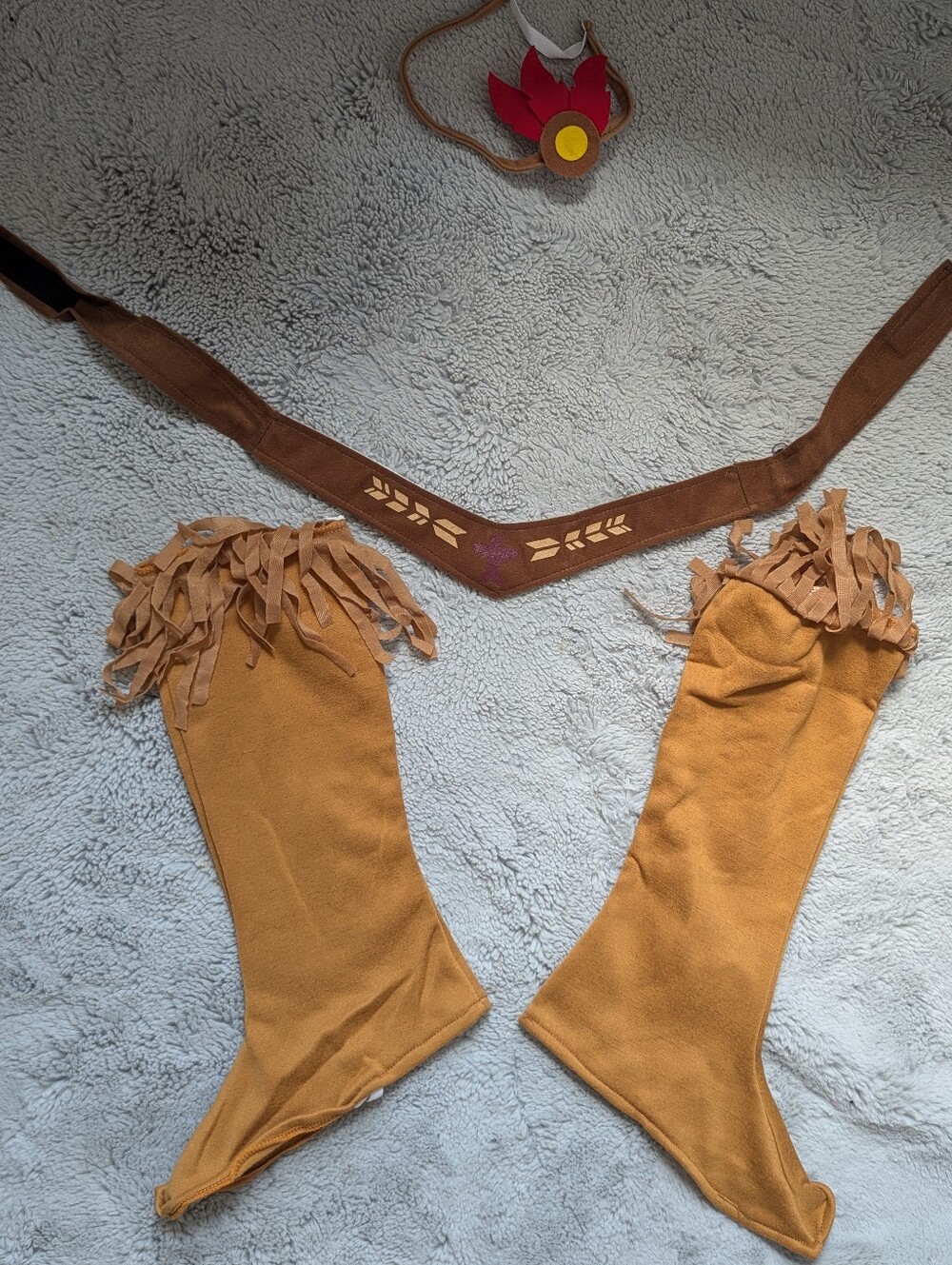 Hauntlook Hide Huntress Costume Dress Halloween Faux Suede Fringe NWOT | Medium - Picture 6 of 6